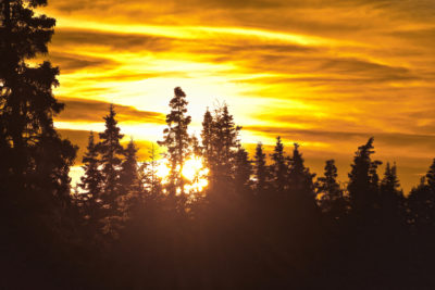 Alaska Sonnenuntergang